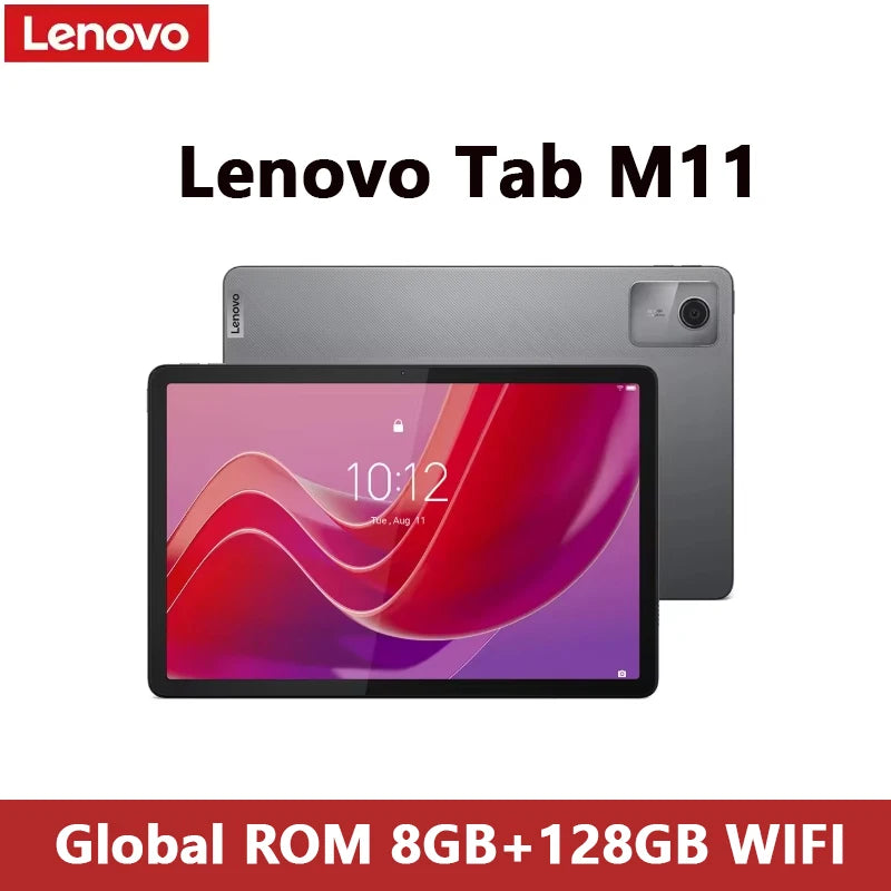 Lenovo Tab M11 11" Android 13 Tablet – 8GB RAM, 128GB, 4G LTE, Widevine L1, 7040mAh