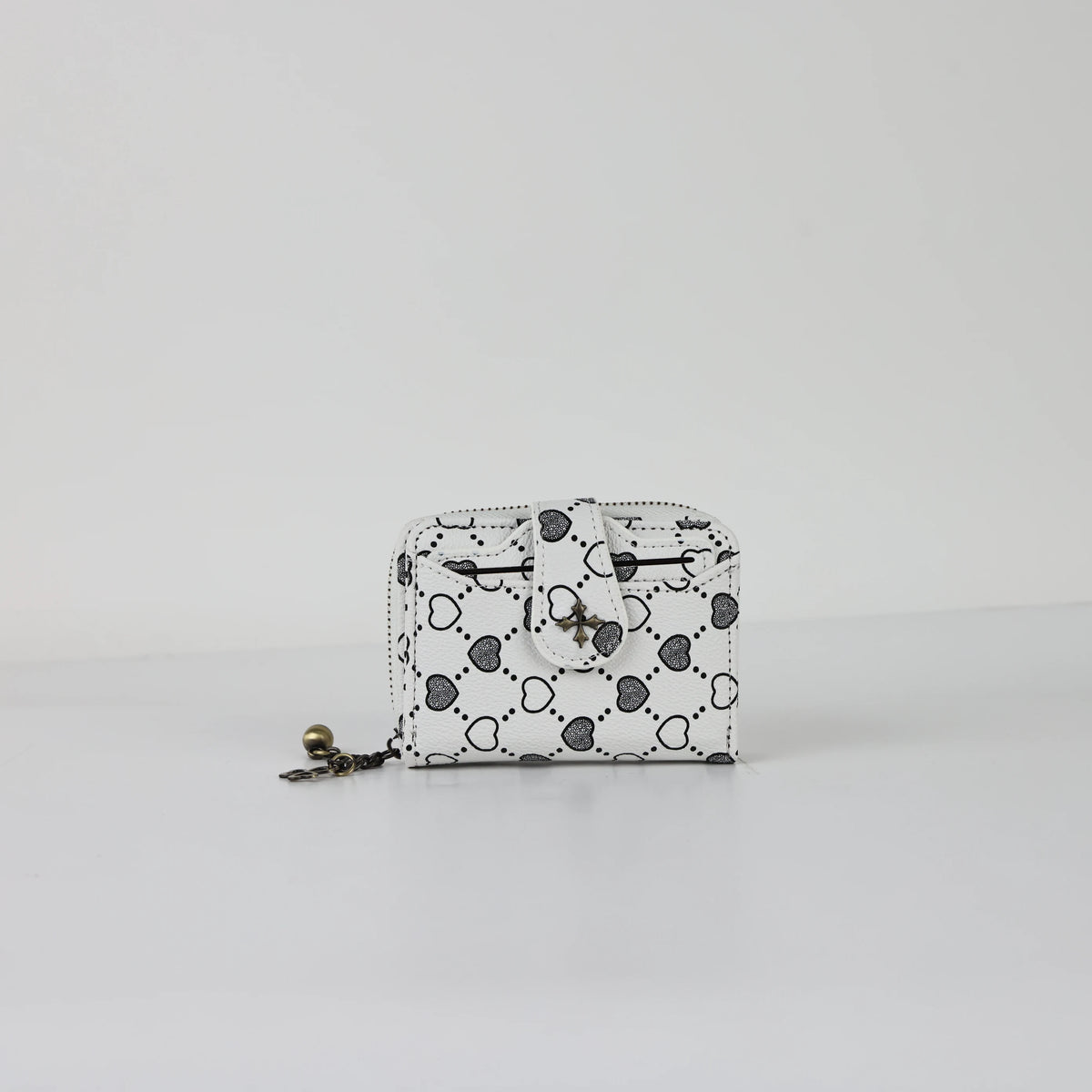 Women's Fashion Buckle Wallet – Short Zipper Coin Purse in European & American Style