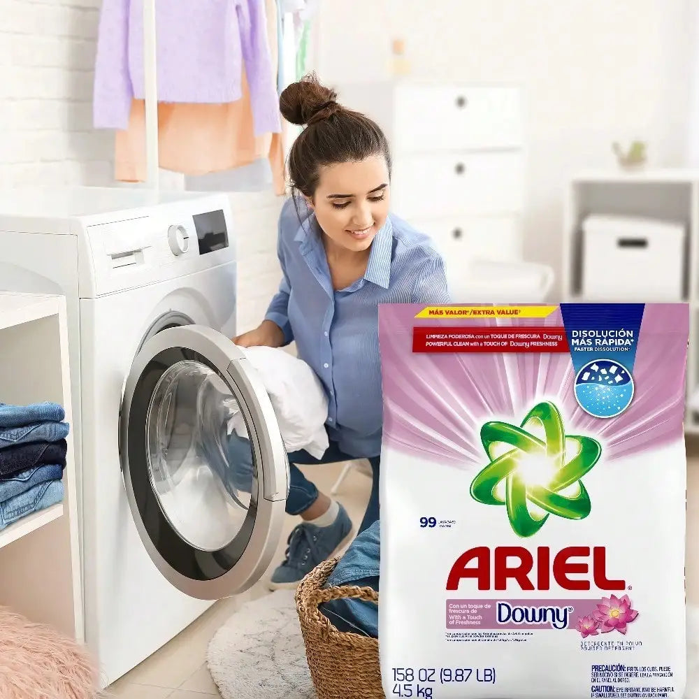 Premium Clean with Downy April Fresh — Powder Laundry Detergent | 33 Loads, 52 oz, 2X Cleaning Power, HE Compatible