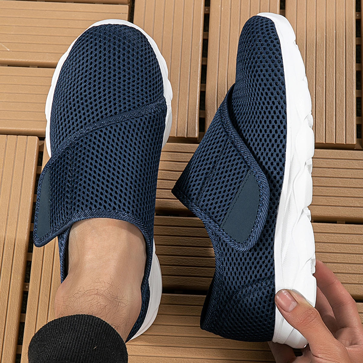 Wide Fit Orthopedic Diabetic Walking Shoes