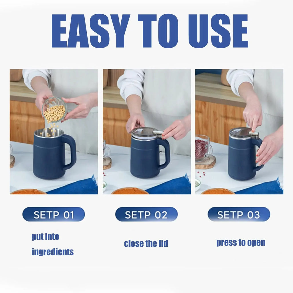Electric Coffee & Grain Grinder – 500ml Stainless Steel, Beans, Grains & Spice Mill for Kitchen