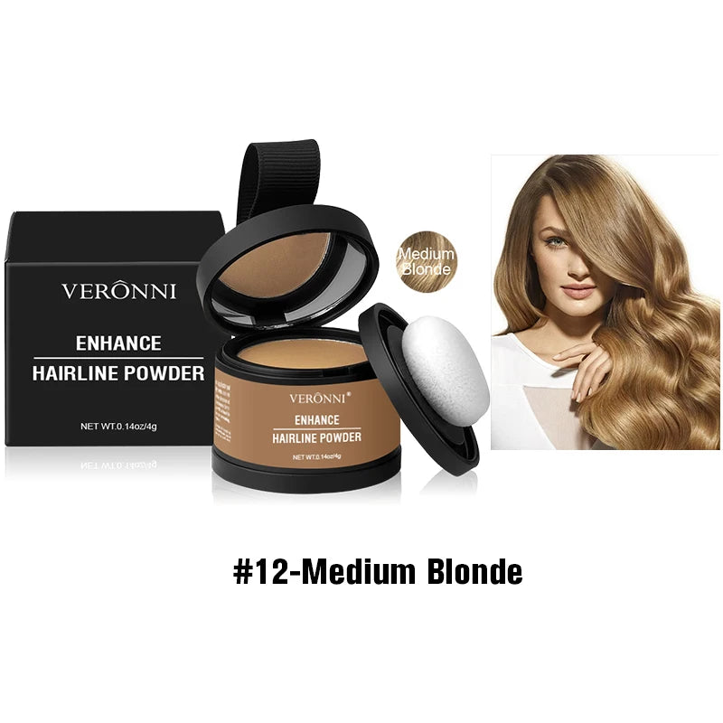 Waterproof Hairline Shadow Powder — Instant Root Cover & Scalp Filler (4g)