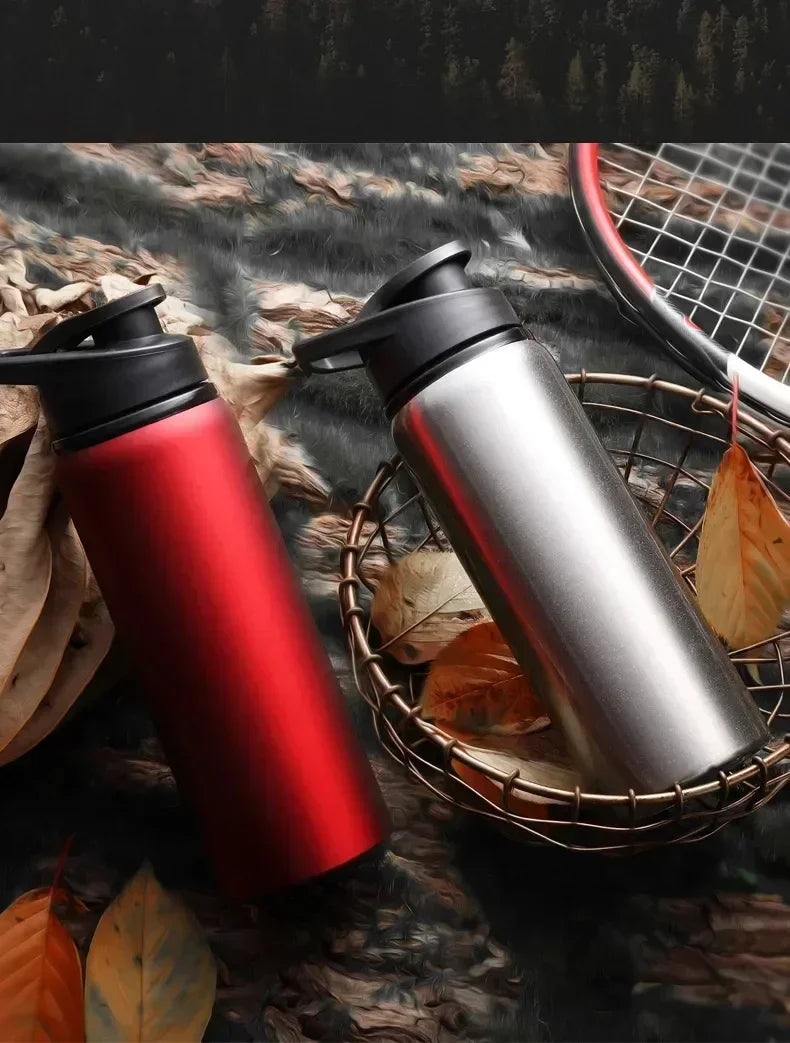 Stainless Steel Bicycle Water Bottle – Portable Outdoor Sports & Travel Kettle, BPA-Free, 700ml