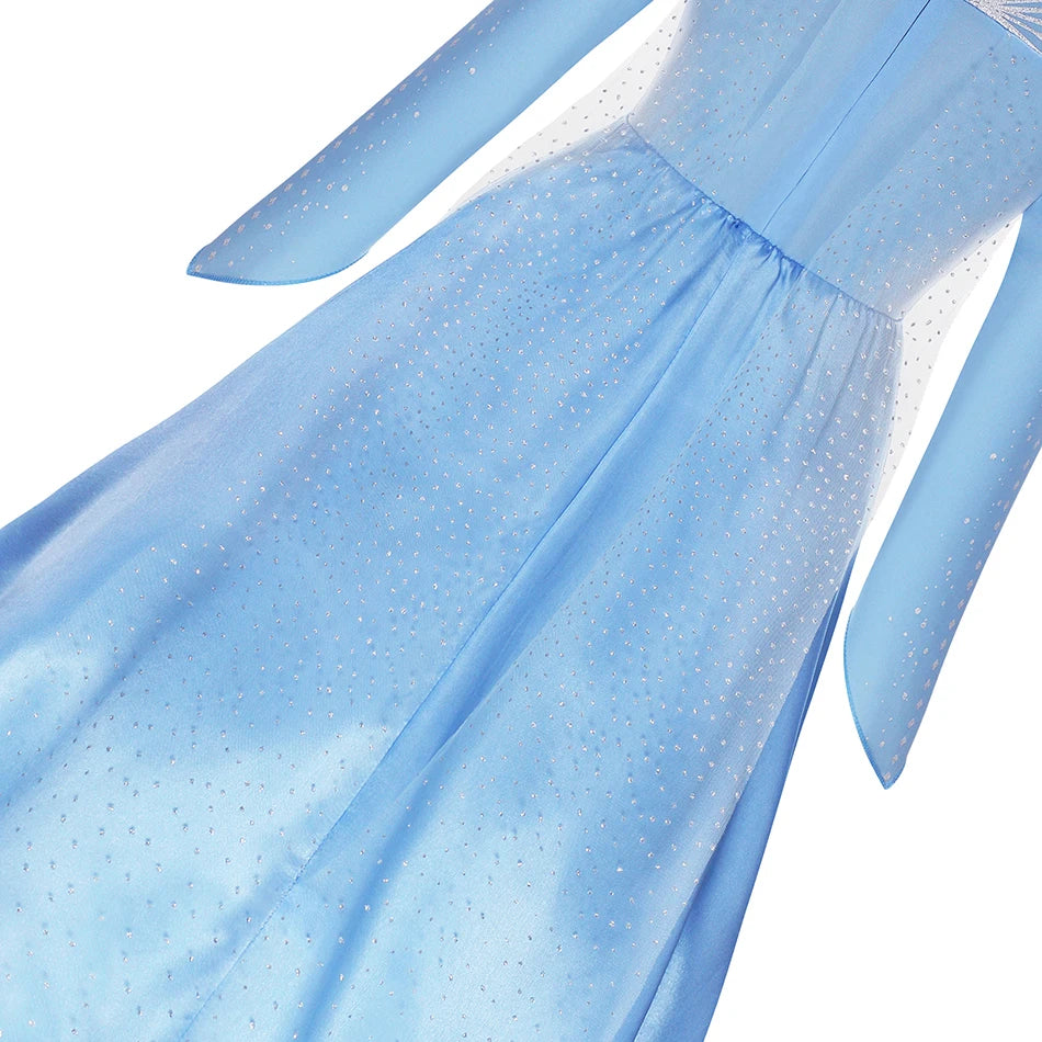 Children Costume Girl Dress Halloween Princess Cosplay Party Rapunzal Anna Elsa Birthday Clothes