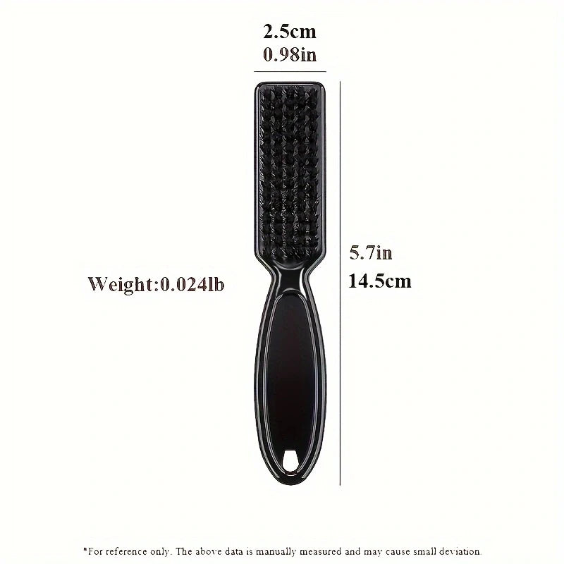 Barber Neck Duster Brush Set – Soft Plastic Handle Hair Cleaning & Carving Brush