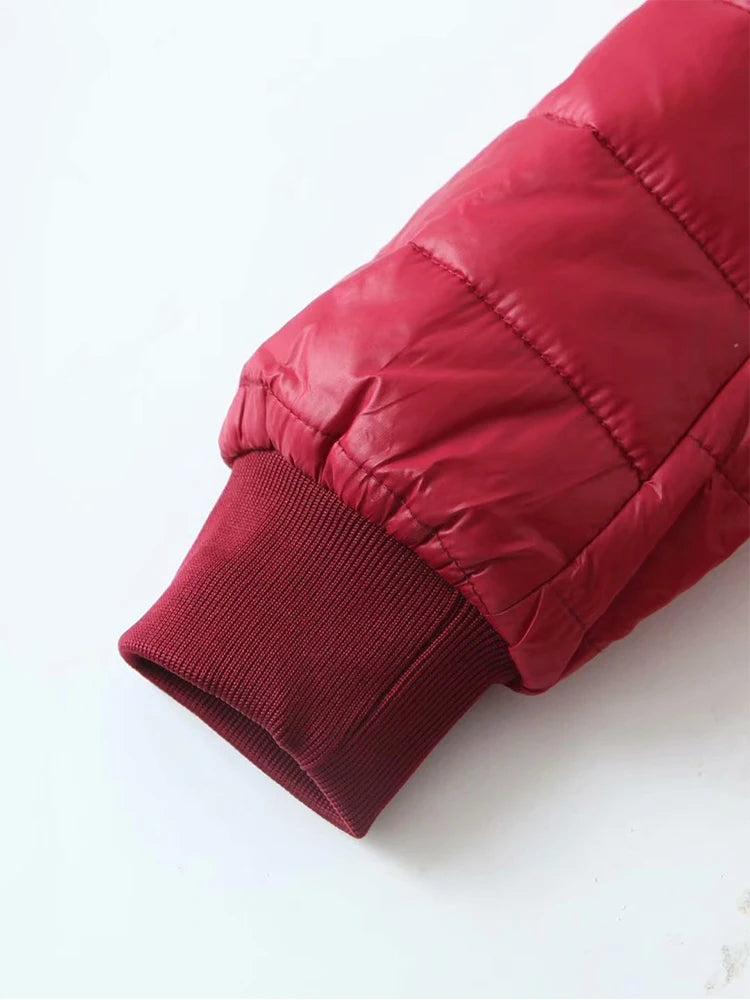 Korean Edition Hooded Women's Fleece Jacket – Mid-Length Warm Parka Coat