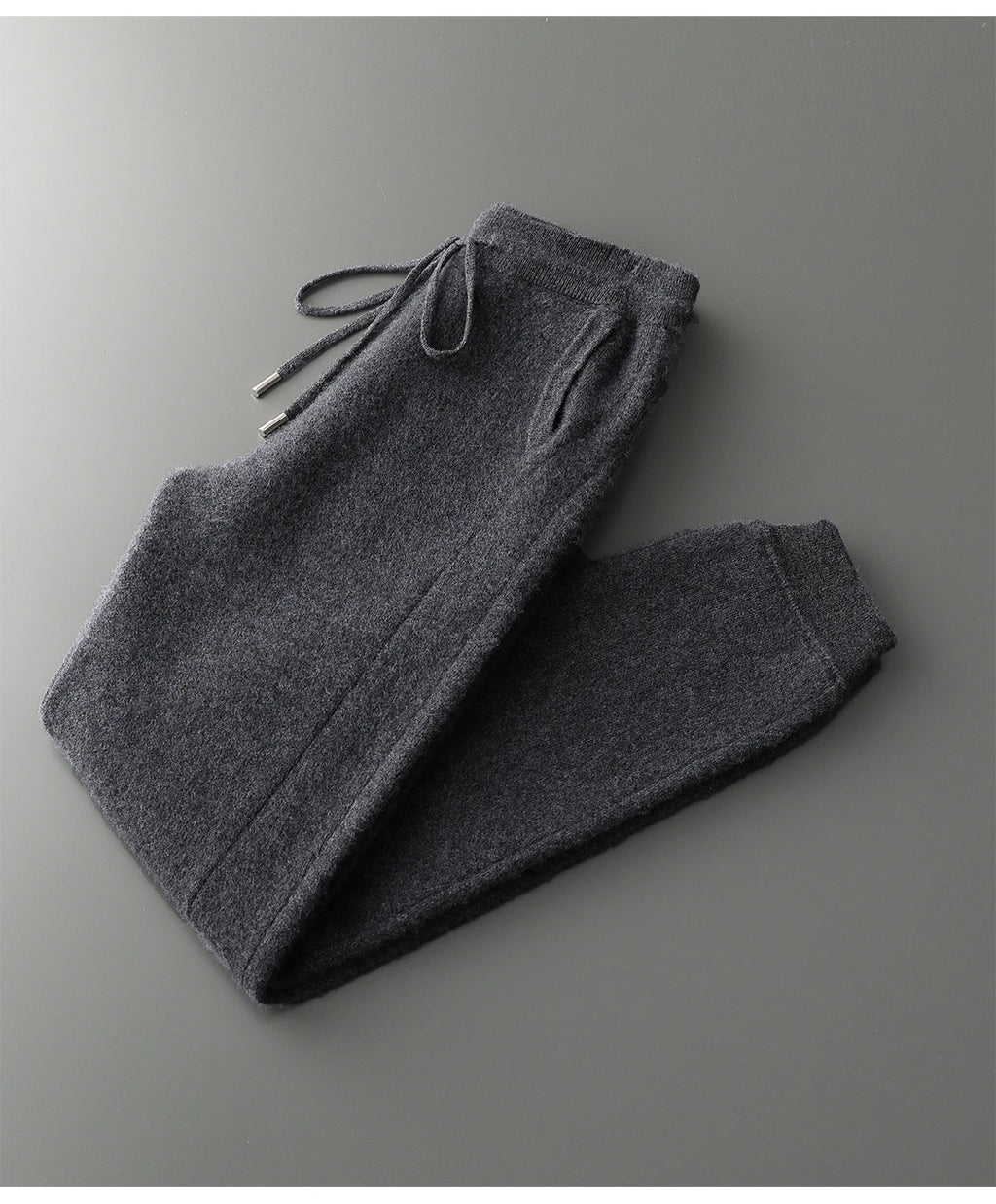 Men's 100% Merino Wool Zip Cardigan & Slim-Fit Pants Set – Warm 2-Piece Winter Suit