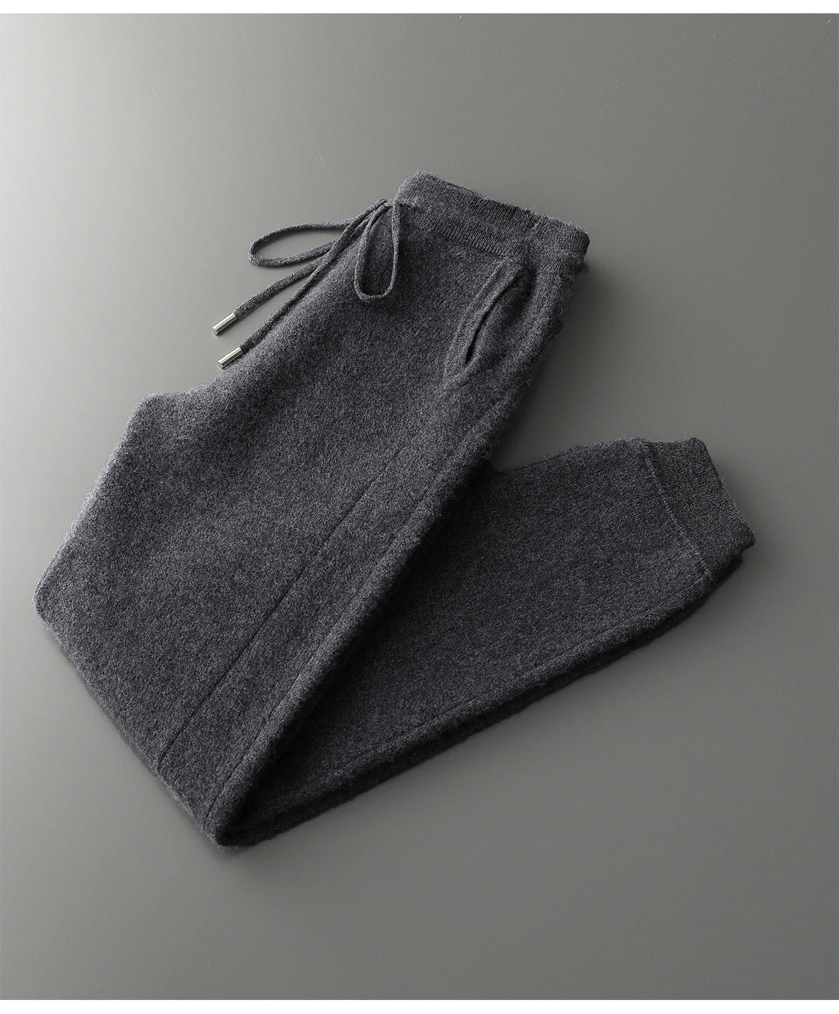 Men's 100% Merino Wool Zip Cardigan & Slim-Fit Pants Set – Warm 2-Piece Winter Suit