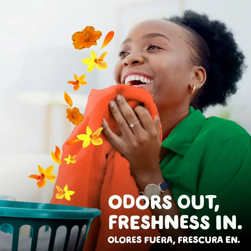 Fresh Laundry That Lasts All Day — Island Fresh HE Powder Laundry Detergent | 89 Loads, 82 oz, Odor Defense