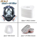 6800 Full Face Chemical Gas Mask Respirator