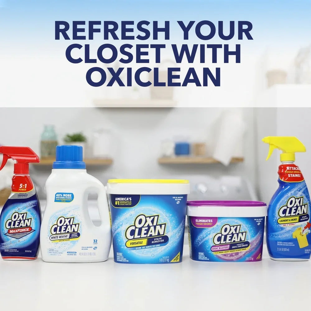 101 Uses, One Powerful Powder — Oxygen Laundry Booster & Versatile Stain Remover | 5 lb, Color-Safe, Chlorine-Free, Septic Safe