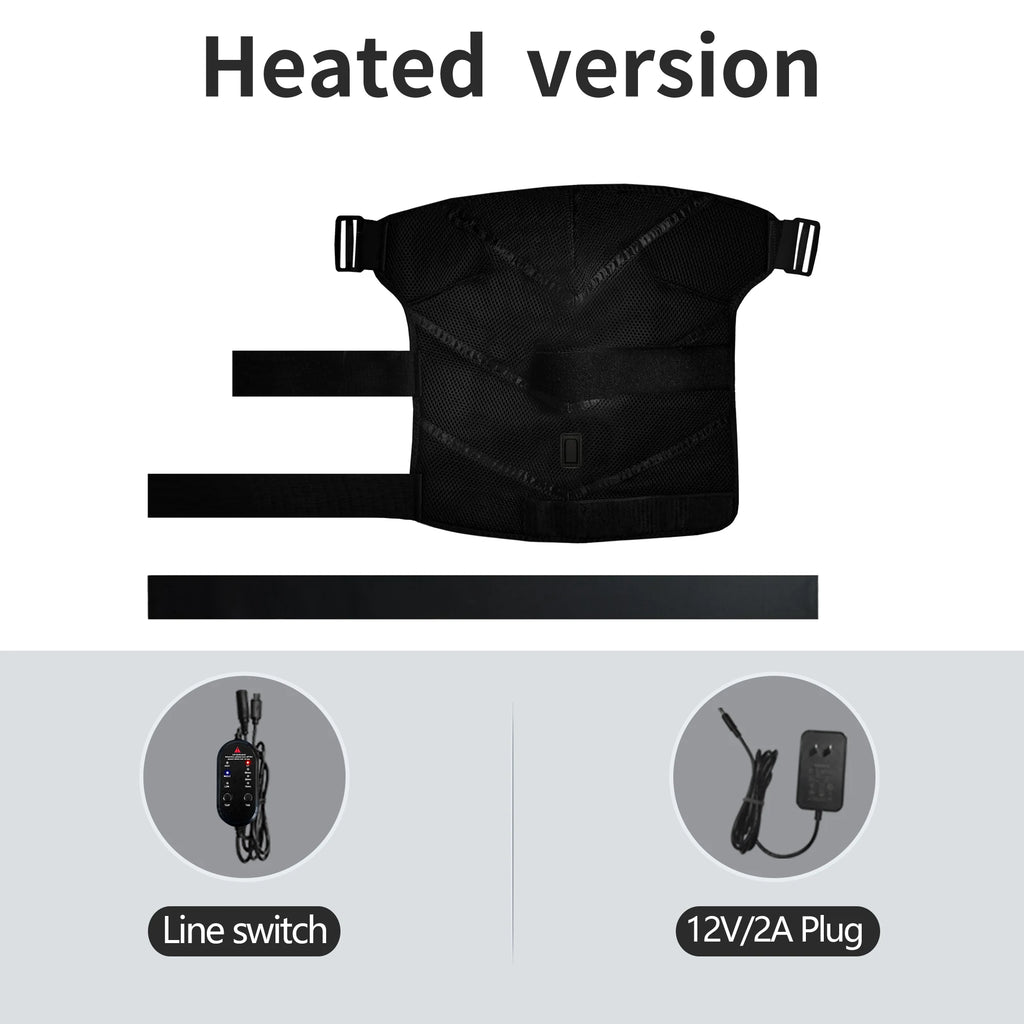 Electric Heated Shoulder Massage Pad – Vibration Wrap with 3 Modes for Fatigue & Joint Relief
