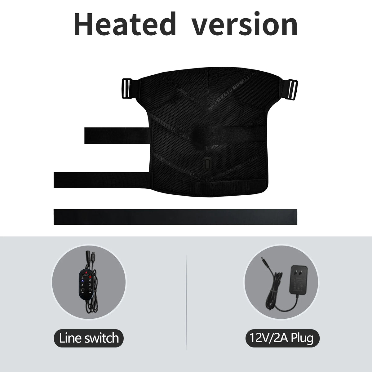 Electric Heated Shoulder Massage Pad – Vibration Wrap with 3 Modes for Fatigue & Joint Relief