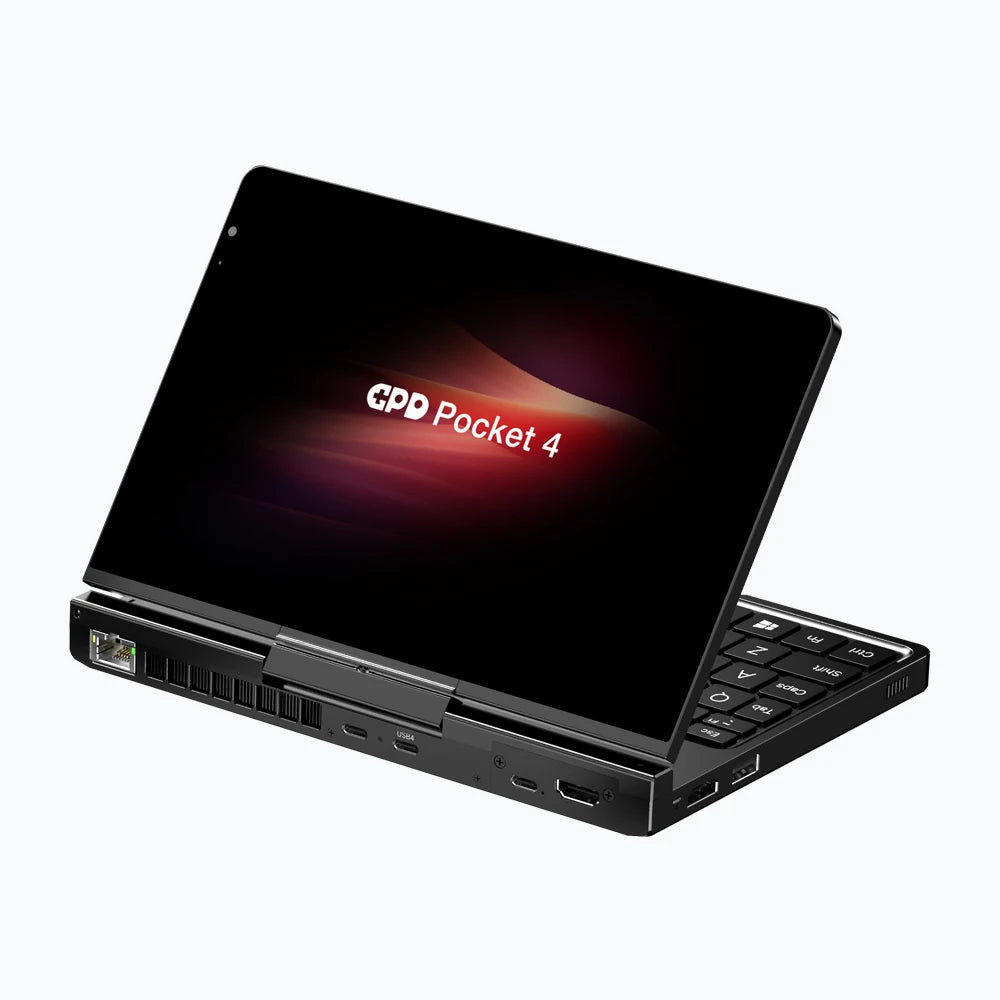 GPD Pocket 4 8.8" Mini Laptop – AMD Ryzen AI 9 HX 370, Up to 64GB LPDDR5X, 2TB NVMe, 144Hz Touch, Windows 11