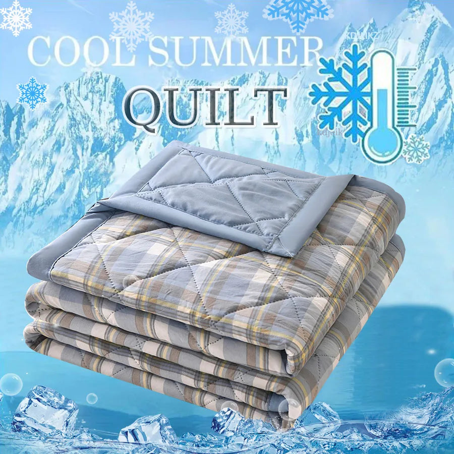 Summer Thin Comforter – Soft Air-Conditioned Quilt, Machine Washable, Single to Double