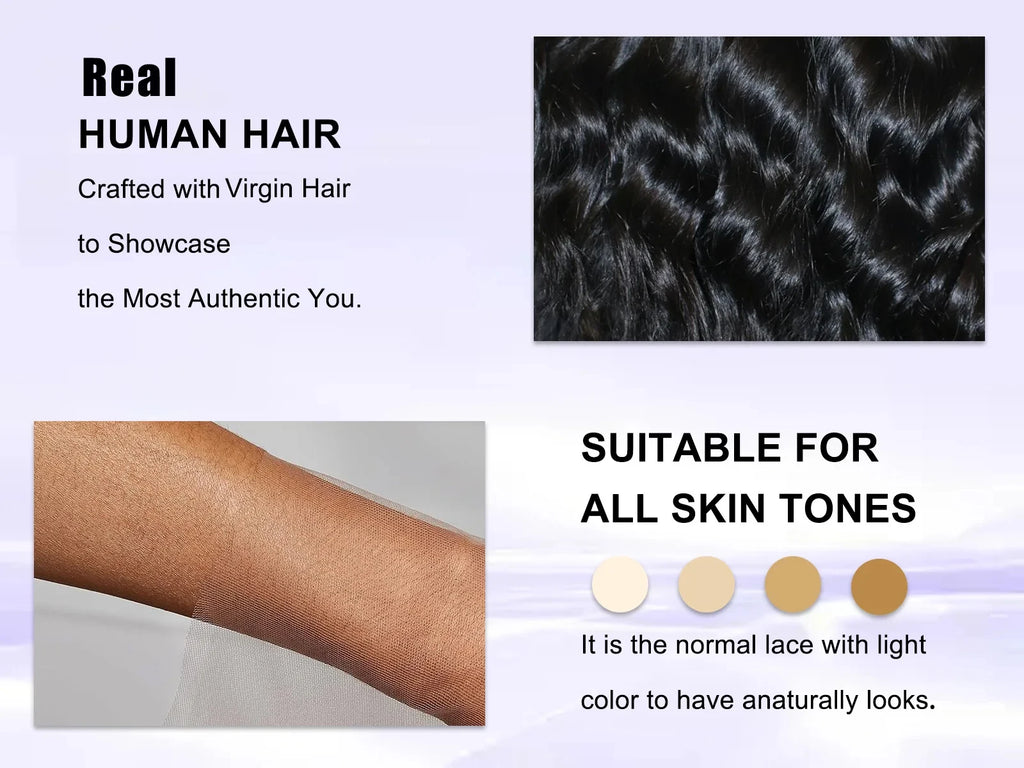 200% 46 40 Inch 13X6 HD Transparent Body Wave Lace Frontal Wig Loose Wave 13X513X7 HD Lace Front Human Hair Wigs For Black Women