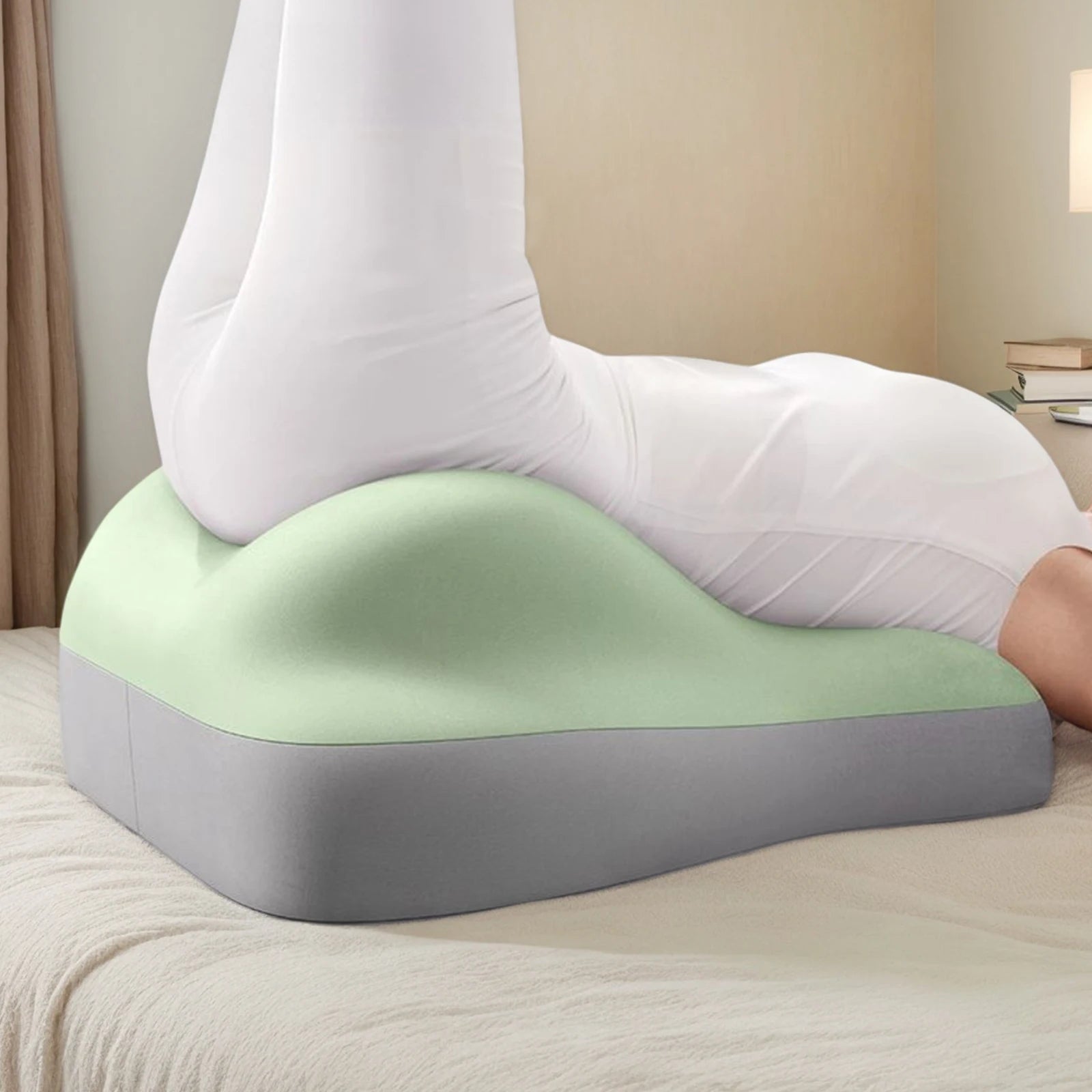 Ergonomic Wedge Bed Pillow — Memory Foam Support for Back, Neck & Waist Pain Relief