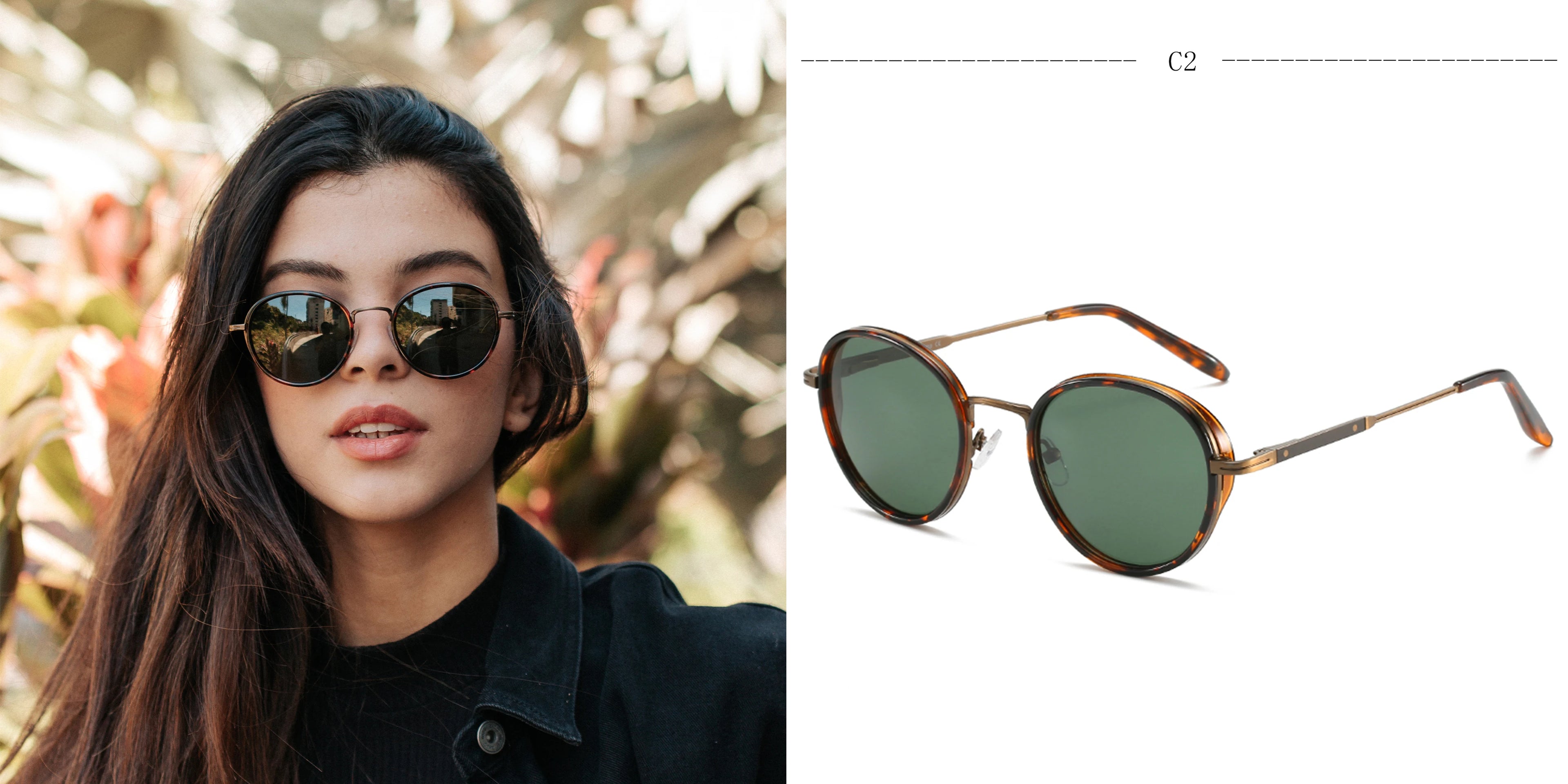 ZENOTTIC Steampunk Round Polarized Sunglasses | Mirror Vintage Shades UV400 for Men & Women