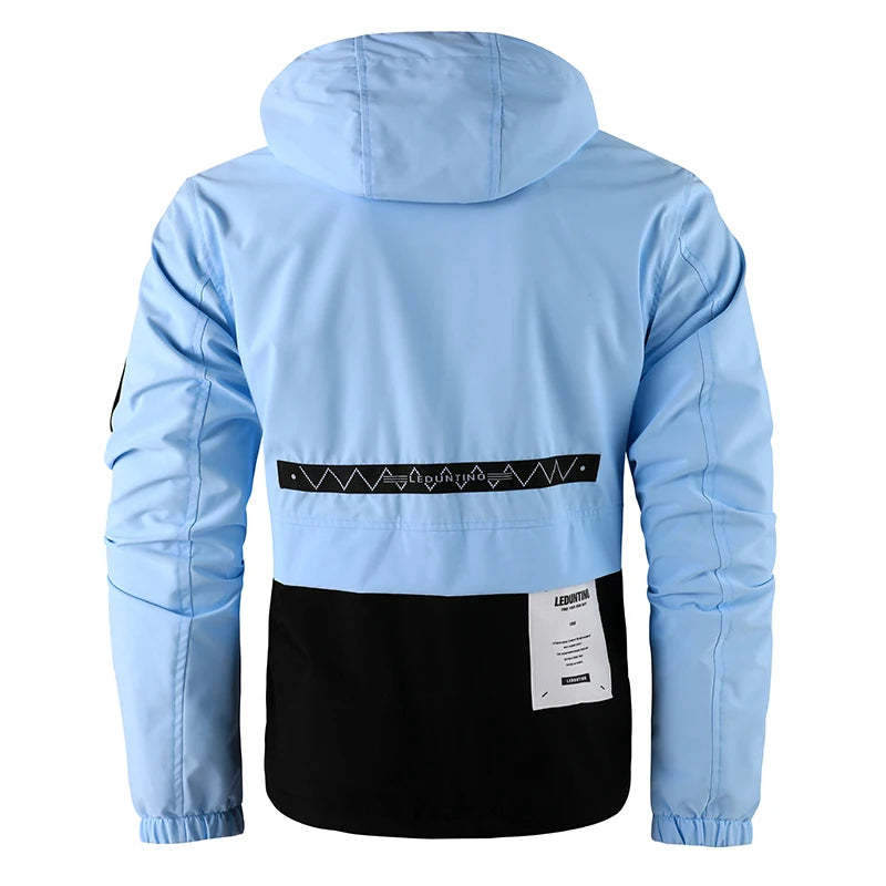 Men's Detachable-Hood Lightweight Jacket