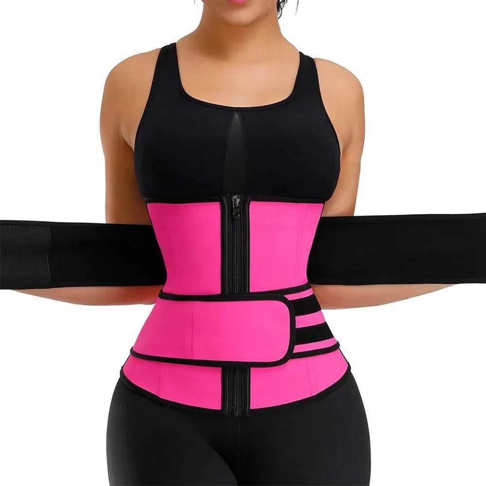 Waist Trainer Sweat Belt — Slimming Cincher for Workouts & Everyday Wear