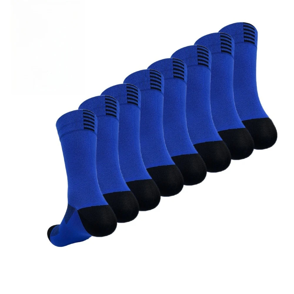 Cycling Socks for Men & Women, 4-Pair Pack