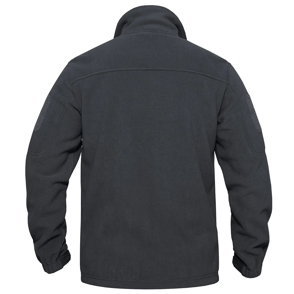 Men's Full Zip Fleece Hiking Windbreaker — Multi-Pocket Outdoor Work Jacket