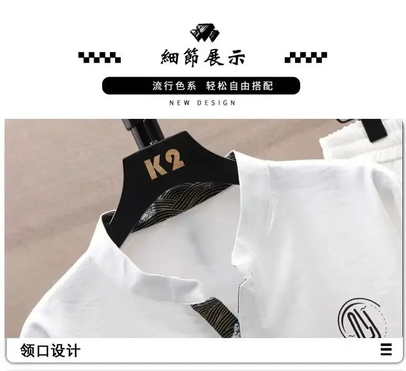 Men's Cotton Shirt & Trousers 2-Piece Set – High Quality Summer Fashion Suit M–4XL
