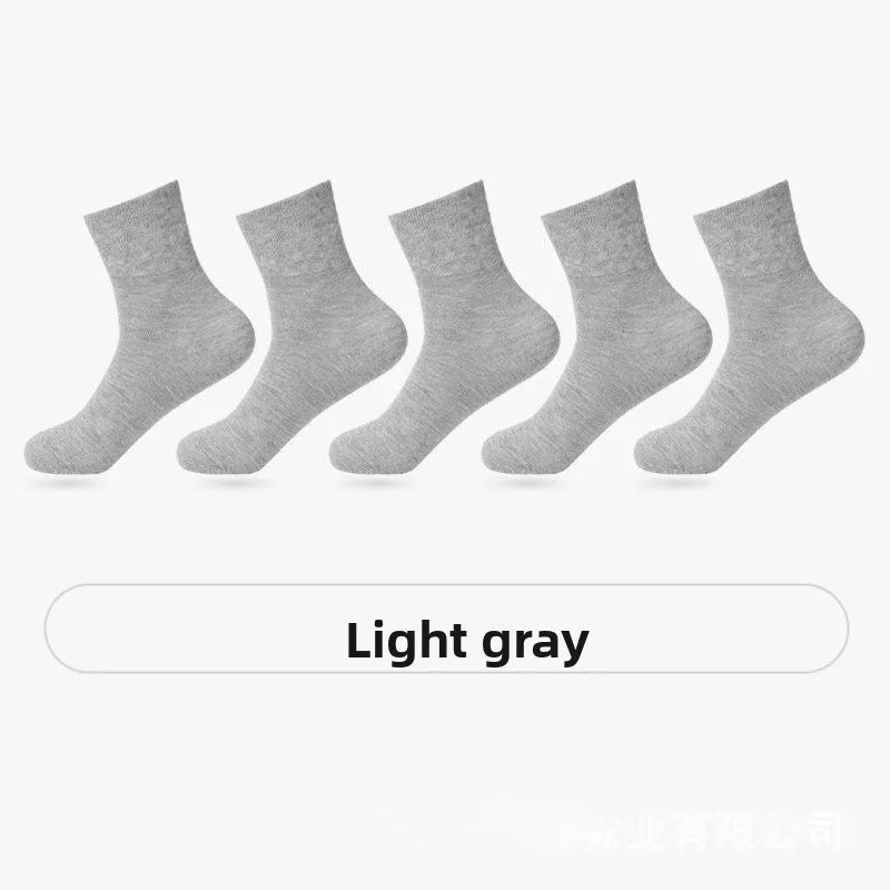Non-Binding Diabetic Socks for Wide Feet – 5 Pairs Breathable Comfort for Elderly, Pregnant & Diabetes Patients