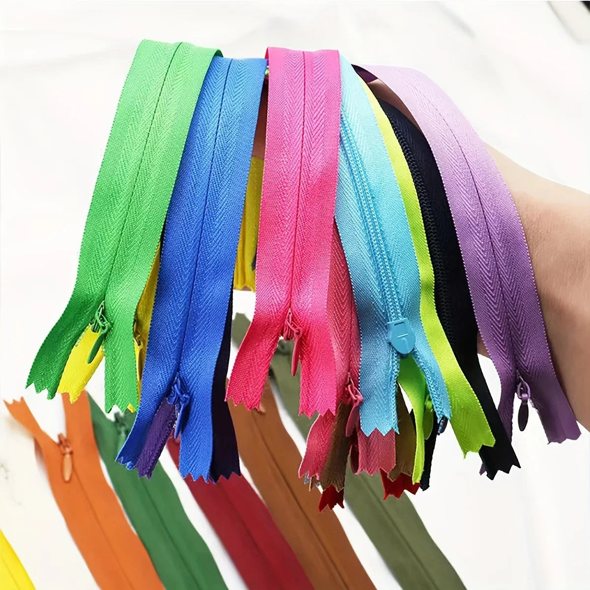 Invisible Zippers 5-Pack — Premium Hidden Zippers for Dresses, Pants & More (18cm–60cm)