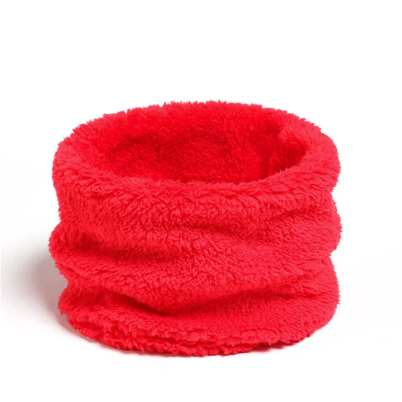 Winter Plush Ring Scarf — Warm Neck Warmer Unisex