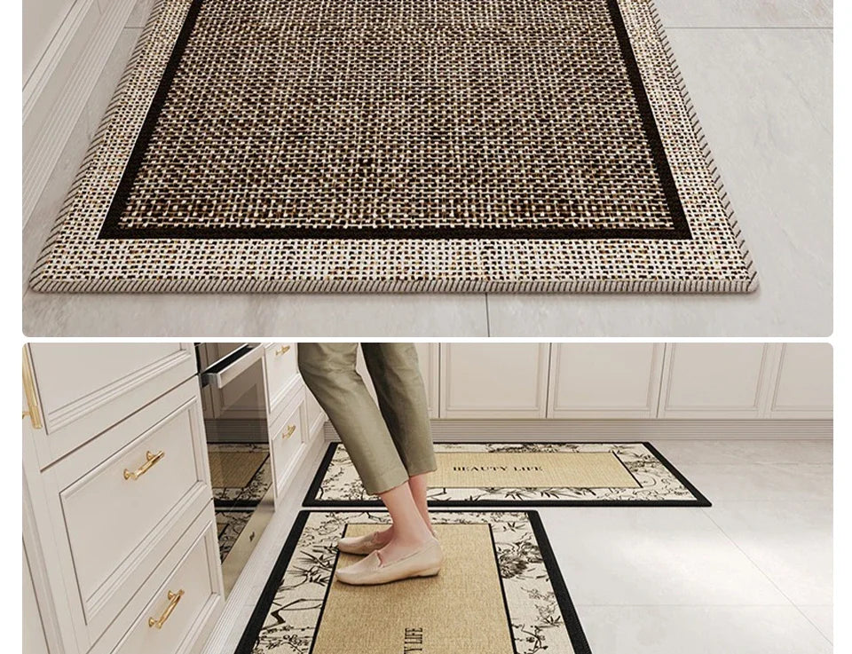 Kitchen Floor Mat – Non-Slip Anti-Slip Area Rug for Kitchen, Home & Entryway