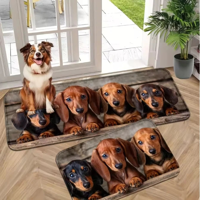 VIKAMA Cat Kitchen Rug – Soft Non-Slip Corridor & Laundry Room Floor Mat