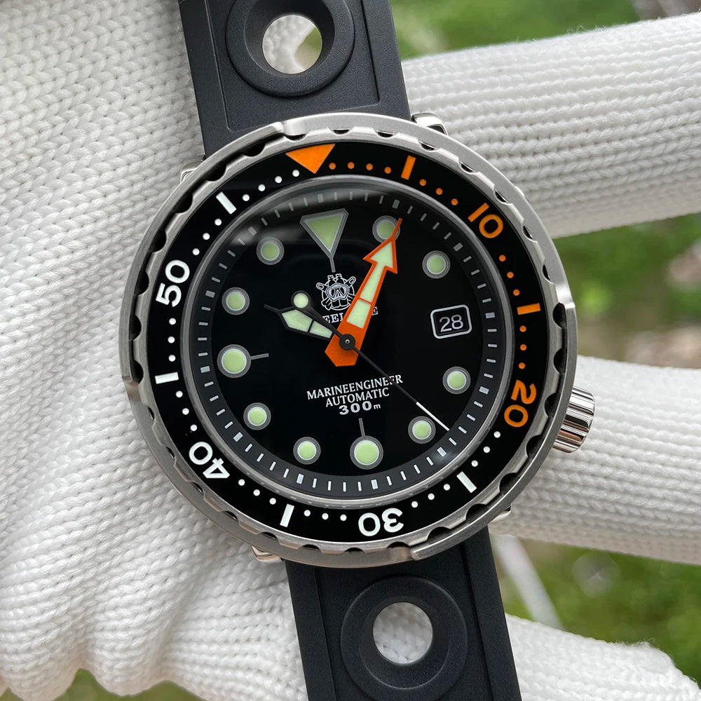 STEELDIVE SD1975C Tuna Can Dive Watch | 300M Waterproof NH35 Movement Ceramic Bezel