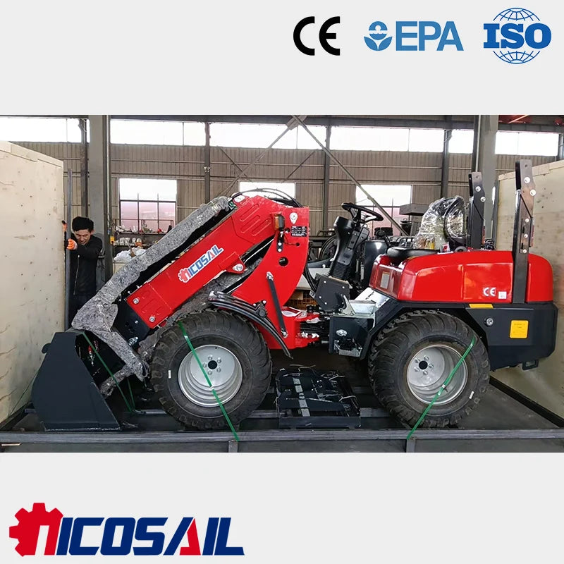 KZL918 Telescopic Compact Wheel Loader – Euro 5 CE Certified Heavy Duty