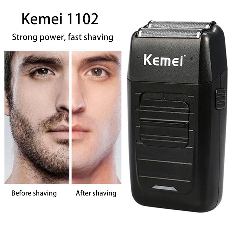 Kemei KM-2296 / KM-2299 / KM-1102 Professional Hair Clipper Kit – USB Rechargeable, 180-Min Runtime