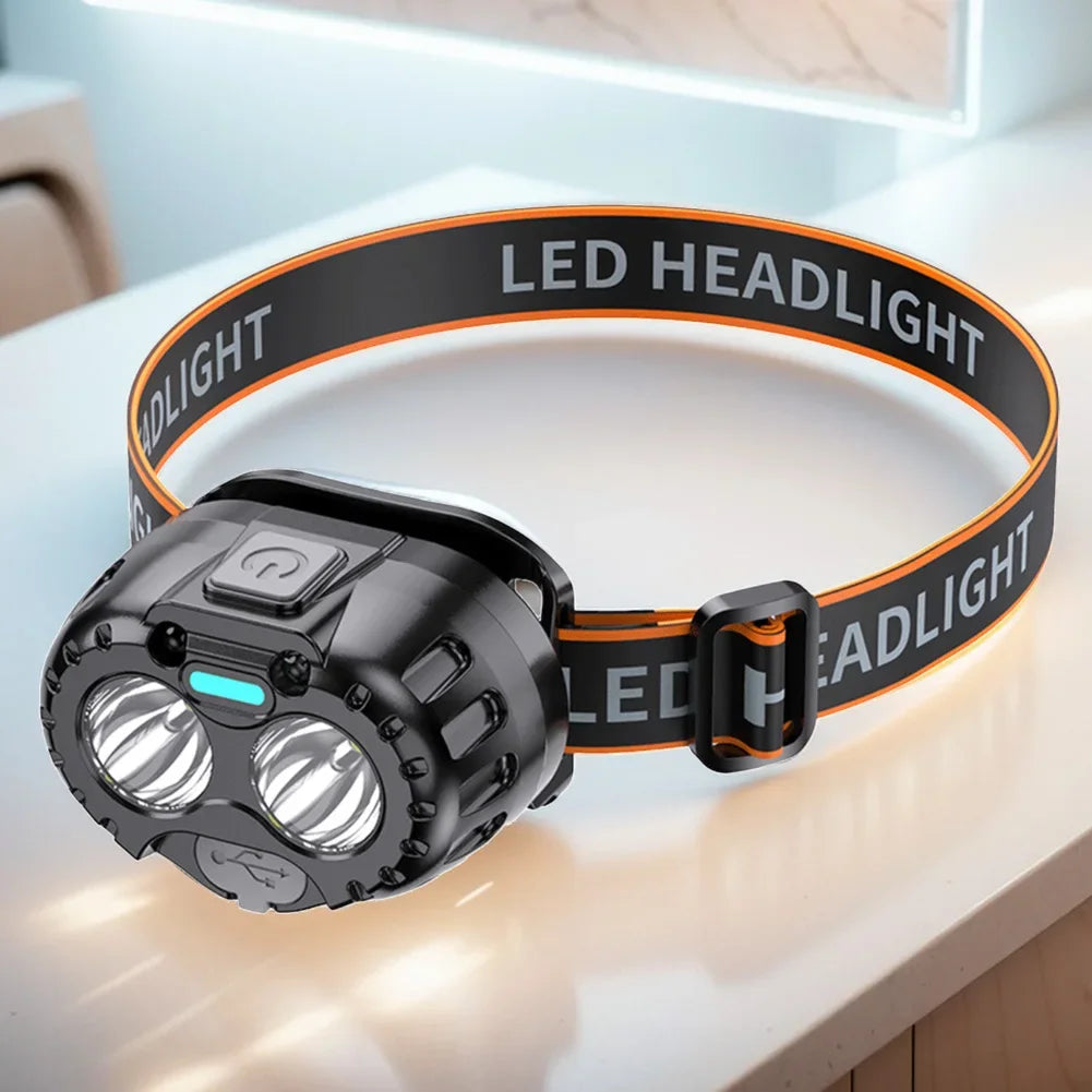 IPX4 Waterproof LED Headlamp – 250 Lumen XPE, 500mAh for Outdoor Fishing, Camping & Hiking