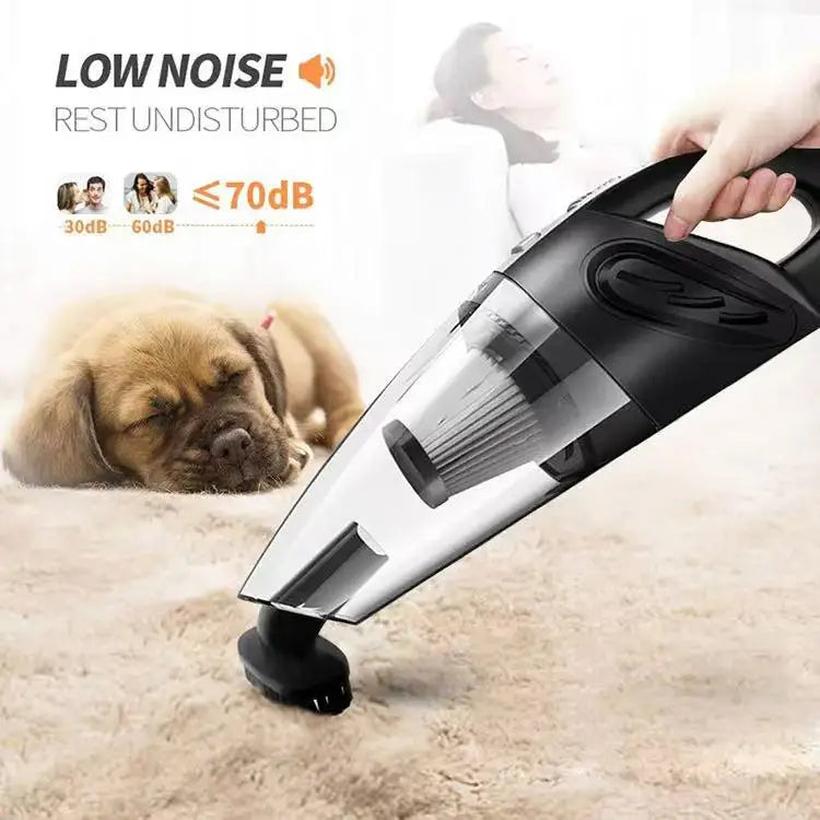 Portable Wireless Handheld Vacuum Cleaner – Powerful Suction for Car, Home & Pet Hair