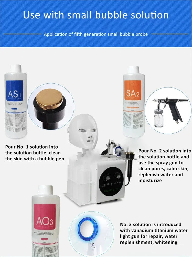 Hydra Facial Aqua Peel Solution Set — 1200ml 3-Pack