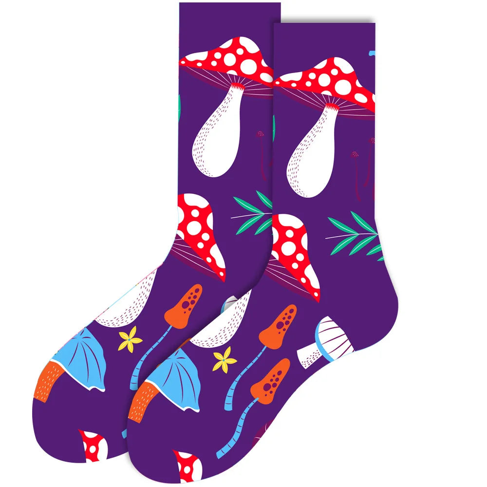 Women's Animal Print Socks – Cotton-Blend Crew