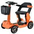 Foldable 4-Wheel Electric Mobility Scooter for Seniors, Lightweight