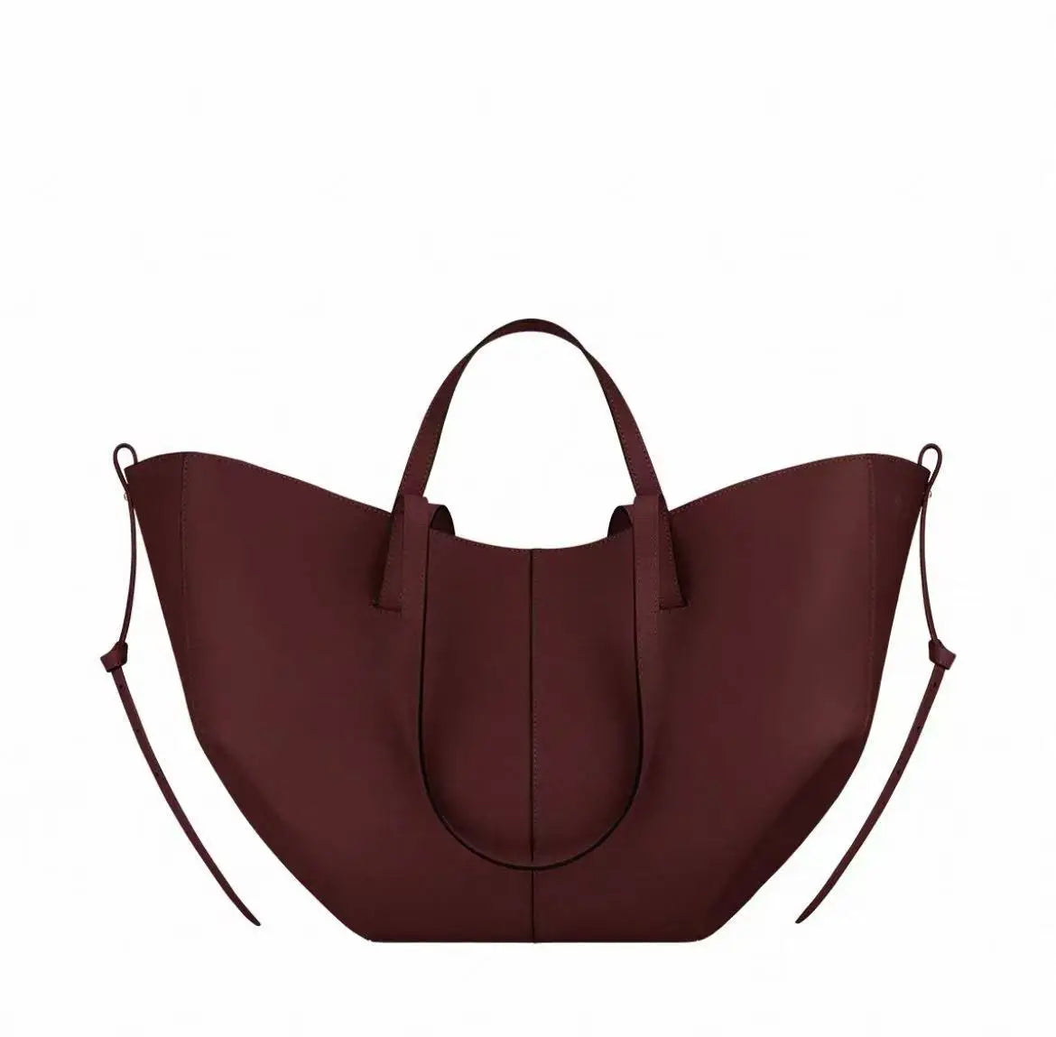Large Capacity Genuine Cowhide Leather Tote Bag – Underarm Shoulder Bag for Women 2026