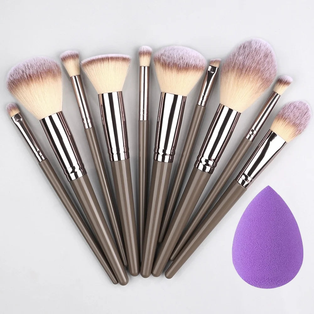 Super Soft Detail Makeup Brush Set — Blush, Highlighter, Foundation & Eyeshadow