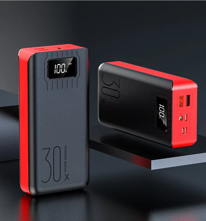 30000mAh Power Bank — High-Capacity Portable Charger for Phones & Tablets