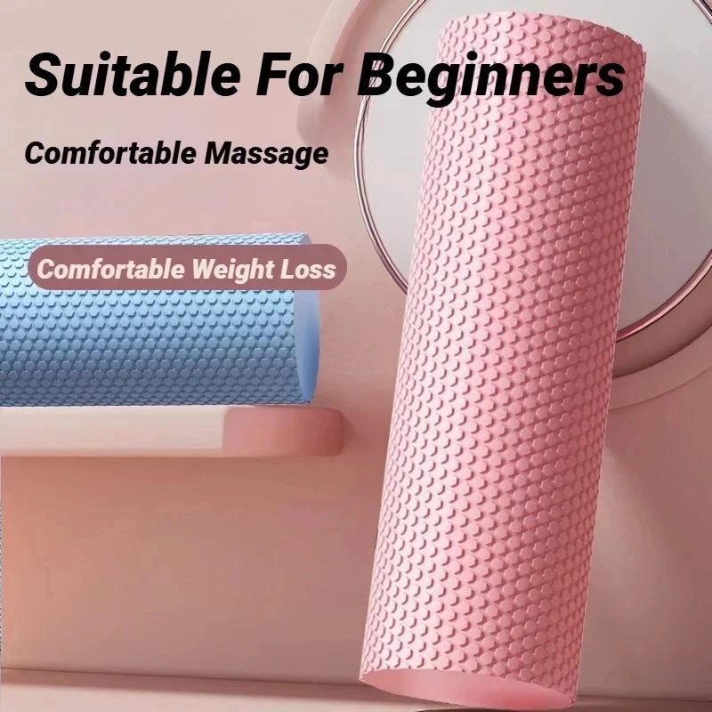 Hexagonal EVA Foam Roller – 10 x 30cm Massage Roller for Yoga, Pilates & Home Fitness Workout