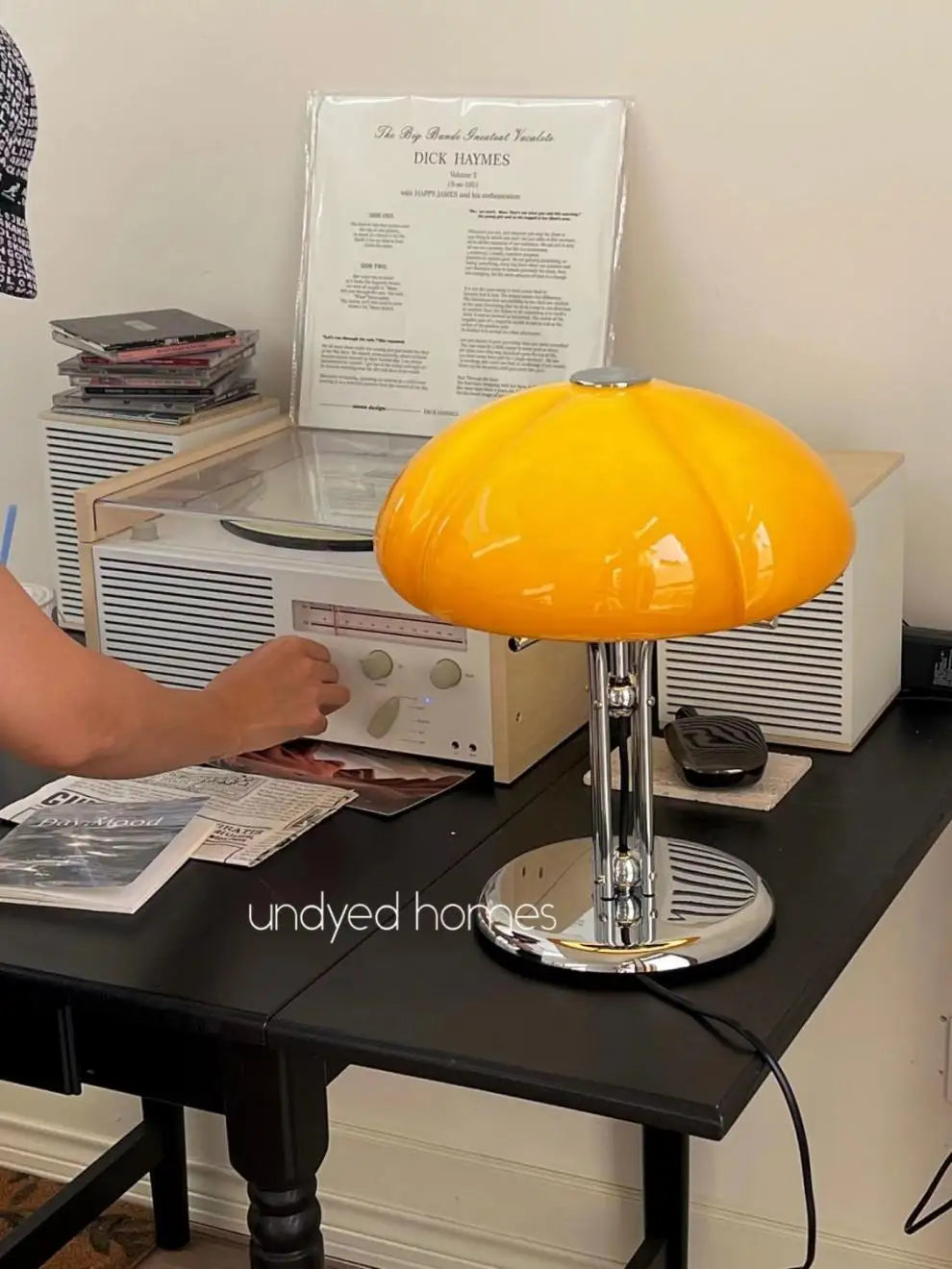 Mushroom Table Lamp – Warm White Button Control