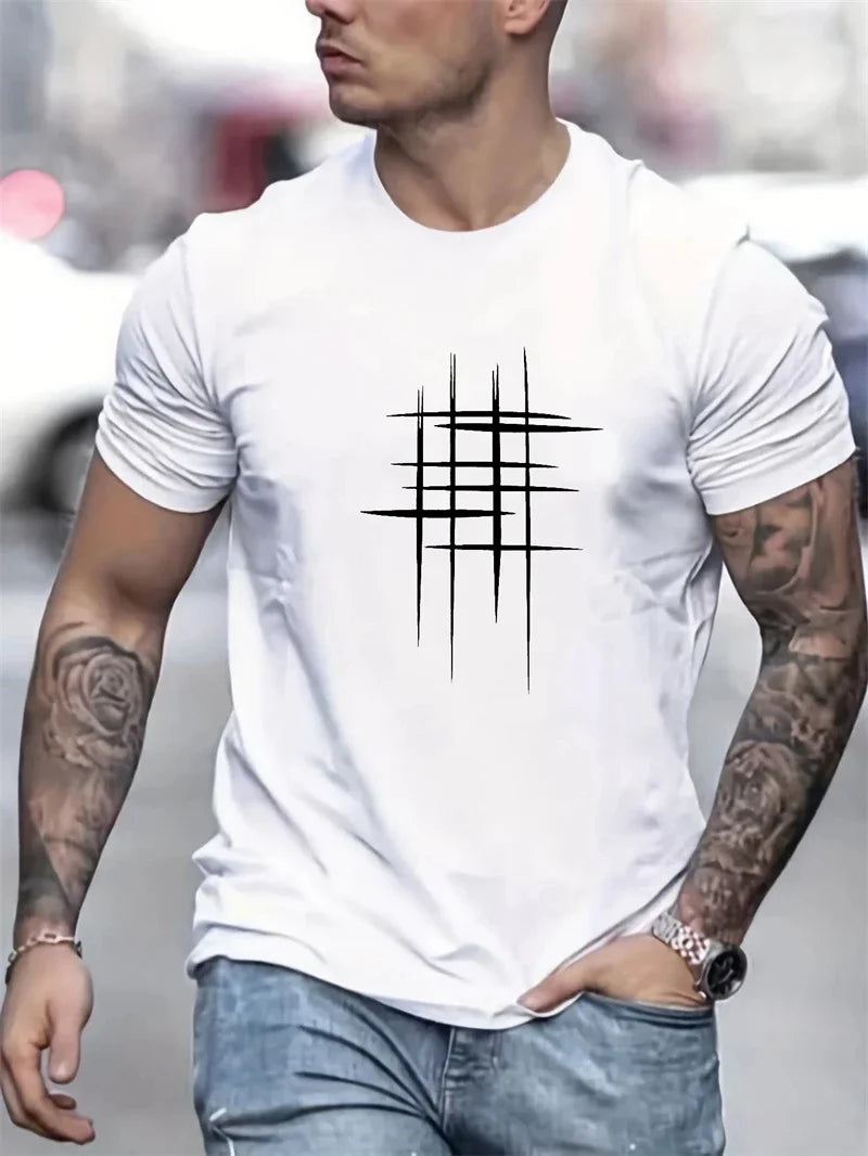Men's Dark Anime Vintage Oversized T-Shirt — Graphic Streetwear Tee