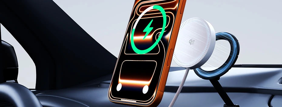 Hagibis Qi2.2 25W Dual-Sided Magnetic Wireless Charger – MagSafe Pad for iPhone 14–17 & AirPods