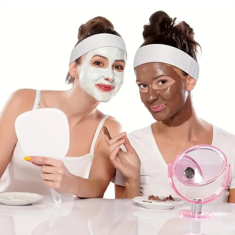 Disposable Spa Facial Headbands — Soft Non-Woven Skincare Bands (10/50/100 Pack)