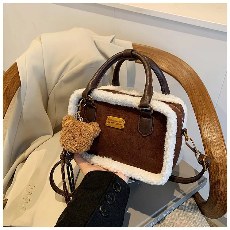 Plush Crossbody Bags for Women Shoulder Bags Versatile Purse and Handbags Designer Bag Female Bags Сумка Женская Bolsos Mujer