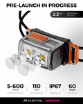 FLEXTAIL TINY HELIO 600Z Headlamp – 600 Lumens, IP67, Replaceable Battery, 6 Modes